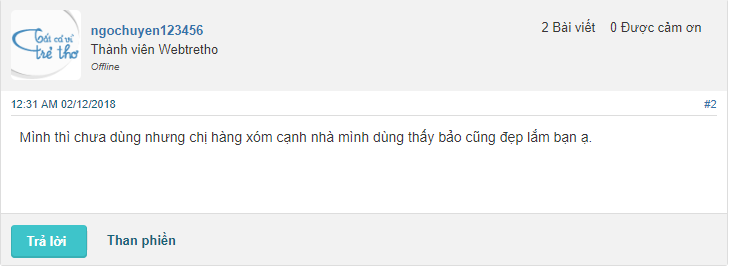 Chỉ cần nghe hàng xóm thấy ok là vui liền